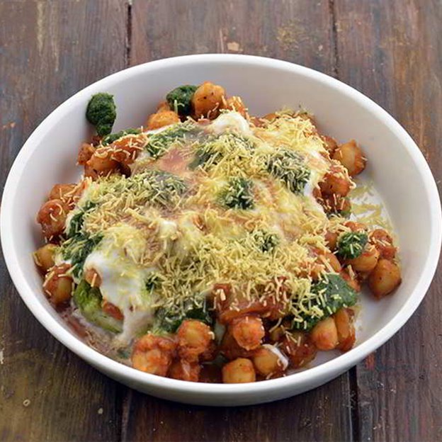 Aloo Tikki with Chana
